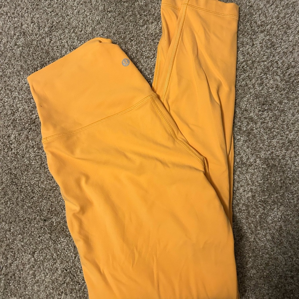 lululemon athletica Yellow High-Rise Leggings